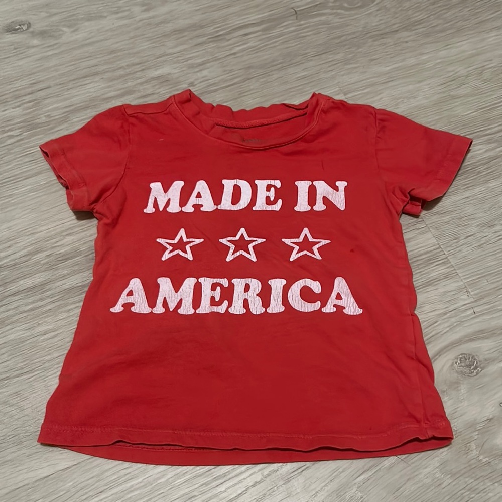 Brokedown Clothing Made In America Kids Tee Size 12M